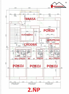 Rodinný dům 2+1 a 4+1, k bydlení nebo jako ubytovna, pozemek 236 m2 #19