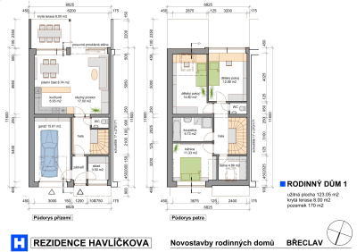 REZIDENCE HAVLÍČKOVA - novostavby 8 RD 4+kk s garáží a terasou, se zahradou, pozemek 159 - 211 m² #5