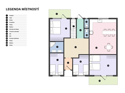 Rodinný dům 5+kk se zahradou a garáží, po část.  rekonstrukci, CP 165 m2, k pronájmu #21